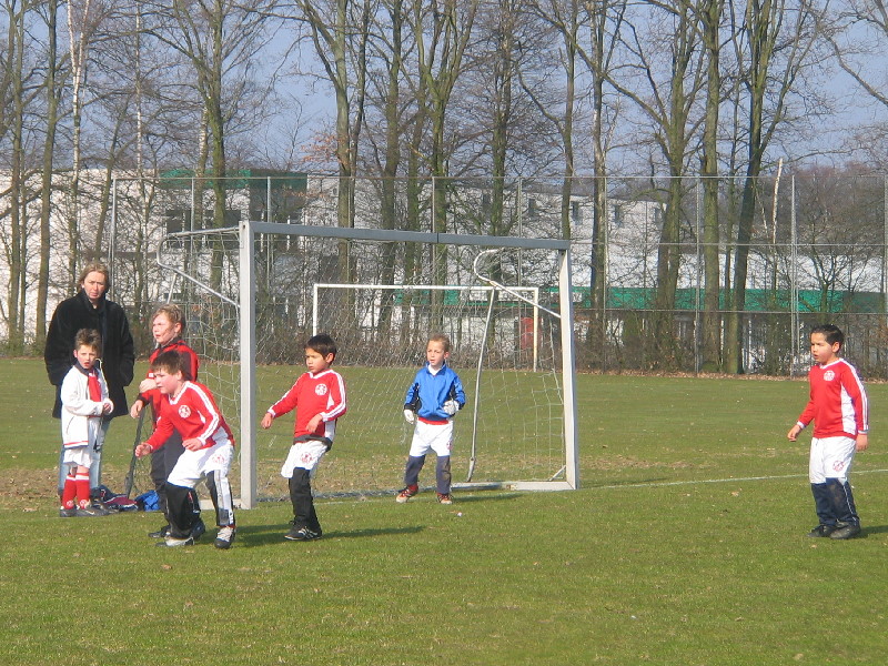 Tweede helft.. Michiel keept!