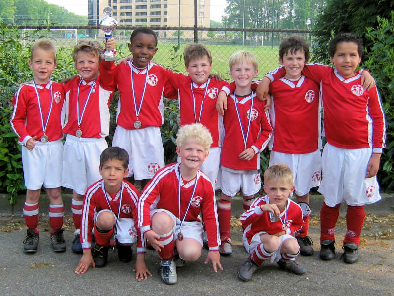 Het zegevierende team