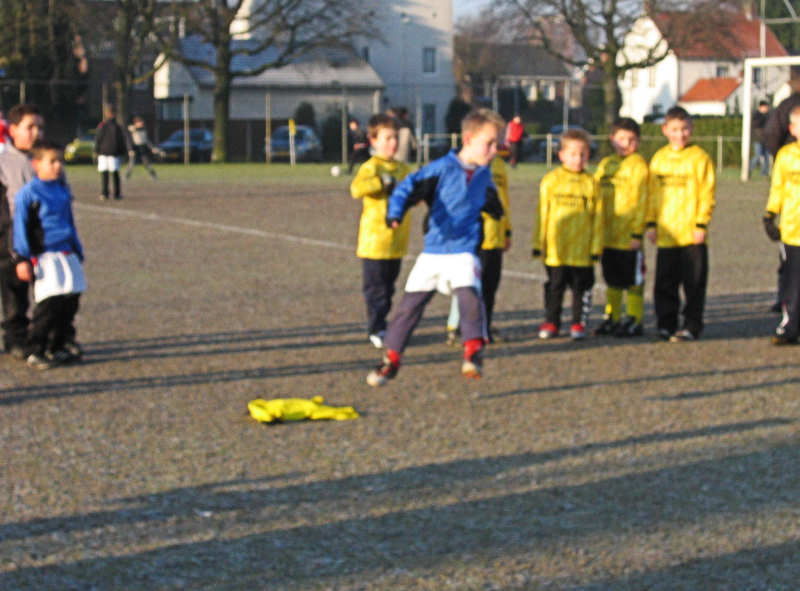 De keeper staat goed op zijn plek - helaas...