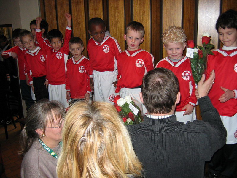 De echte felicitaties.....